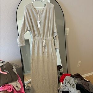 Petal & Pup Long Sleeve Cream Dress